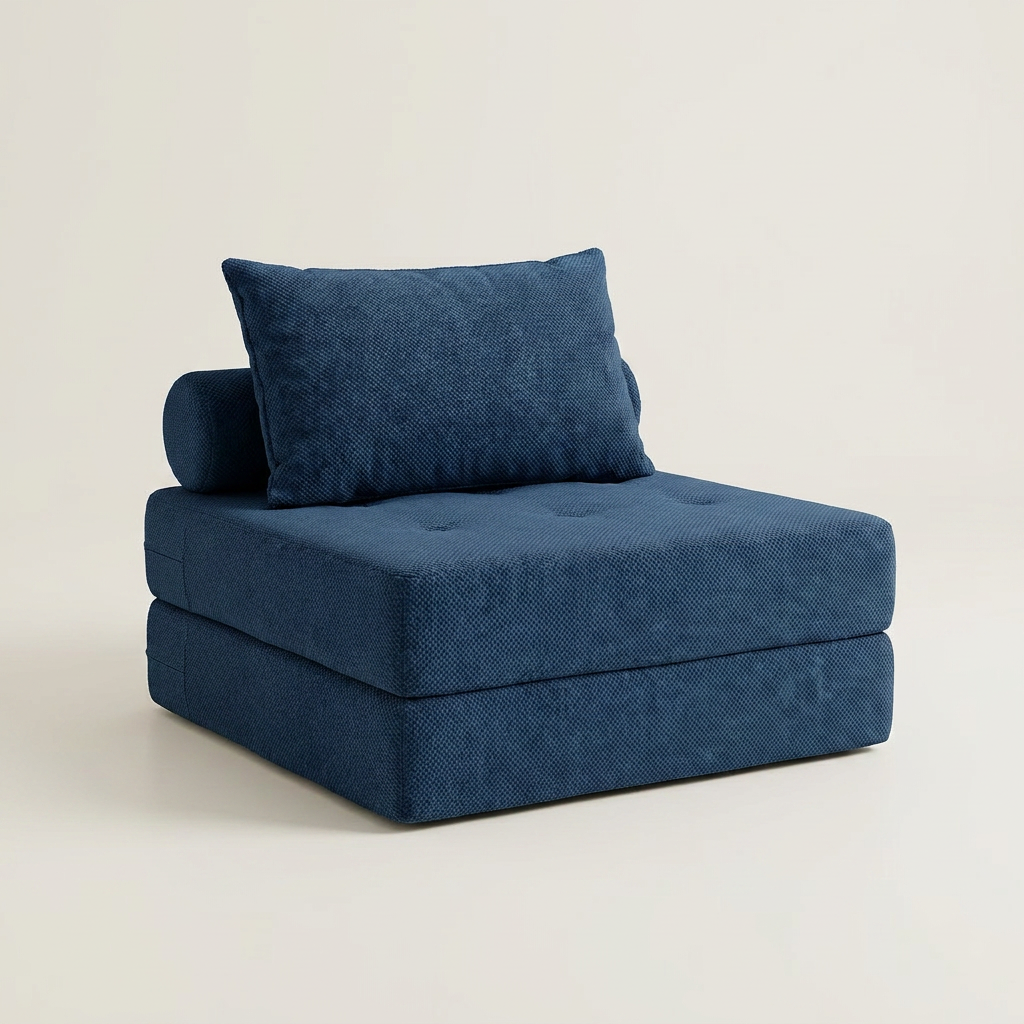 chair-v2 · Navy · 3/4