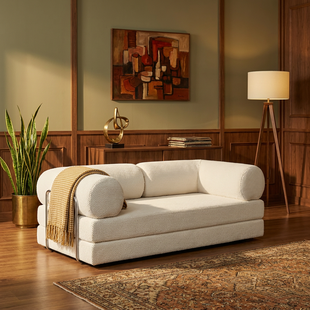 2-mands · Hvid · midcentury