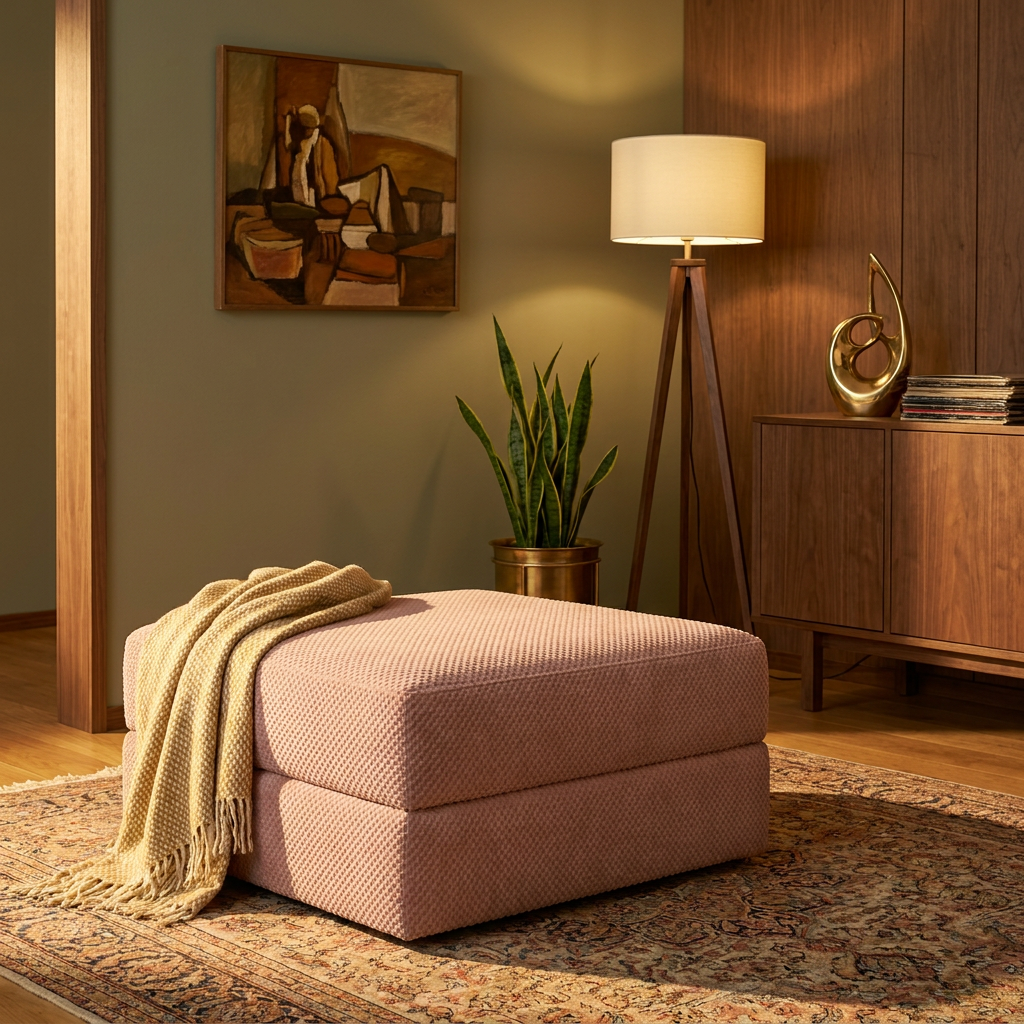 enkelt-modul · Rosa · midcentury