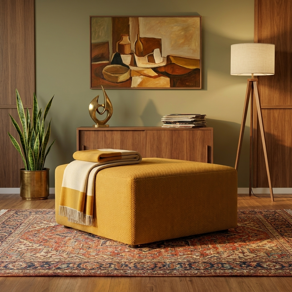 enkelt-modul · Honning · midcentury