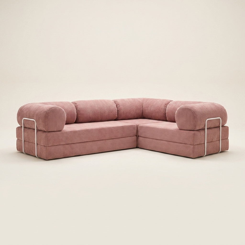 Hjørne Lukket · Støvet Rosa · angle 2
