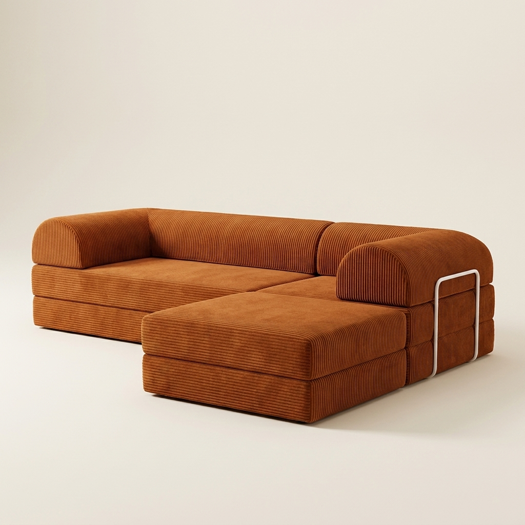 Hjørne Åben · Cognac · angle 3
