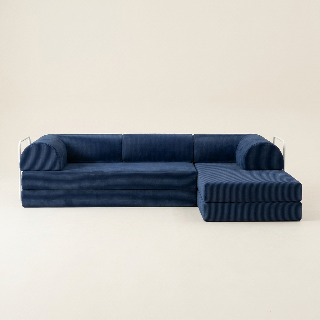 Hjørne Åben · Navy · angle 2