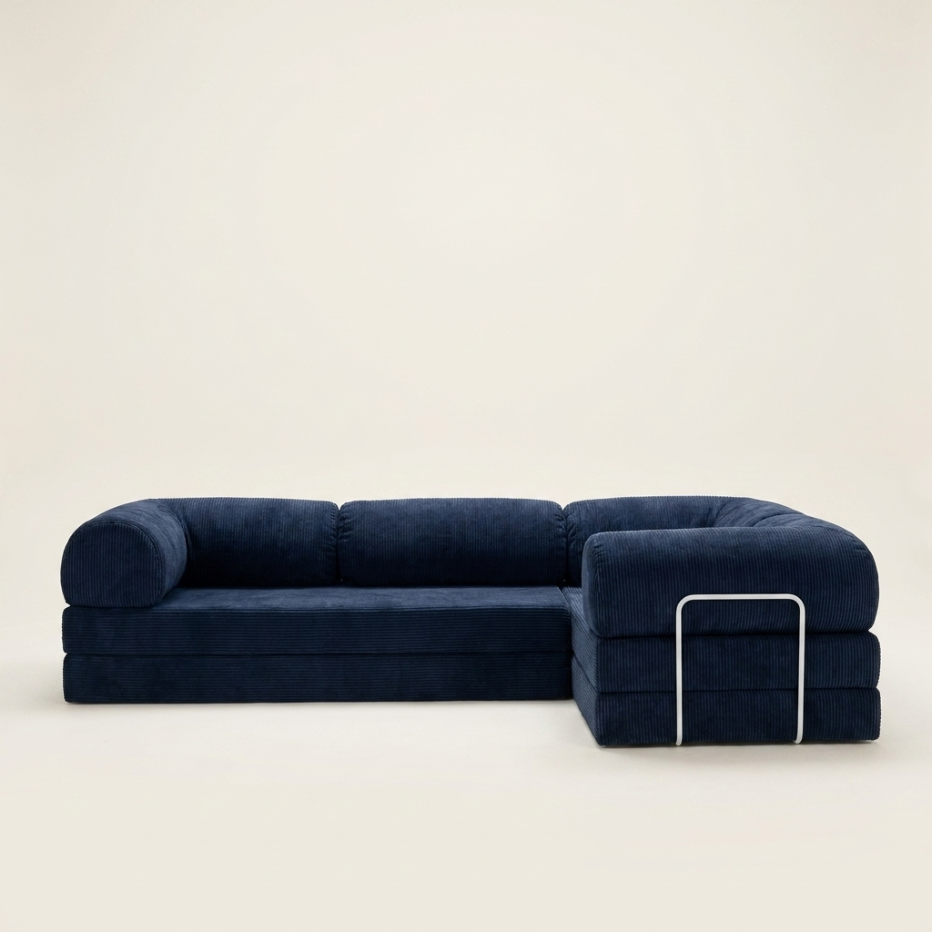 Hjørne Lukket · Navy · angle 2