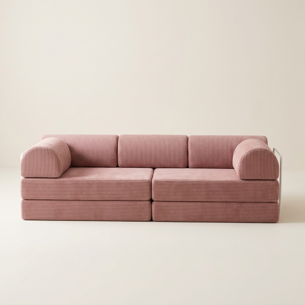 3-pers · Støvet Rosa · angle 2