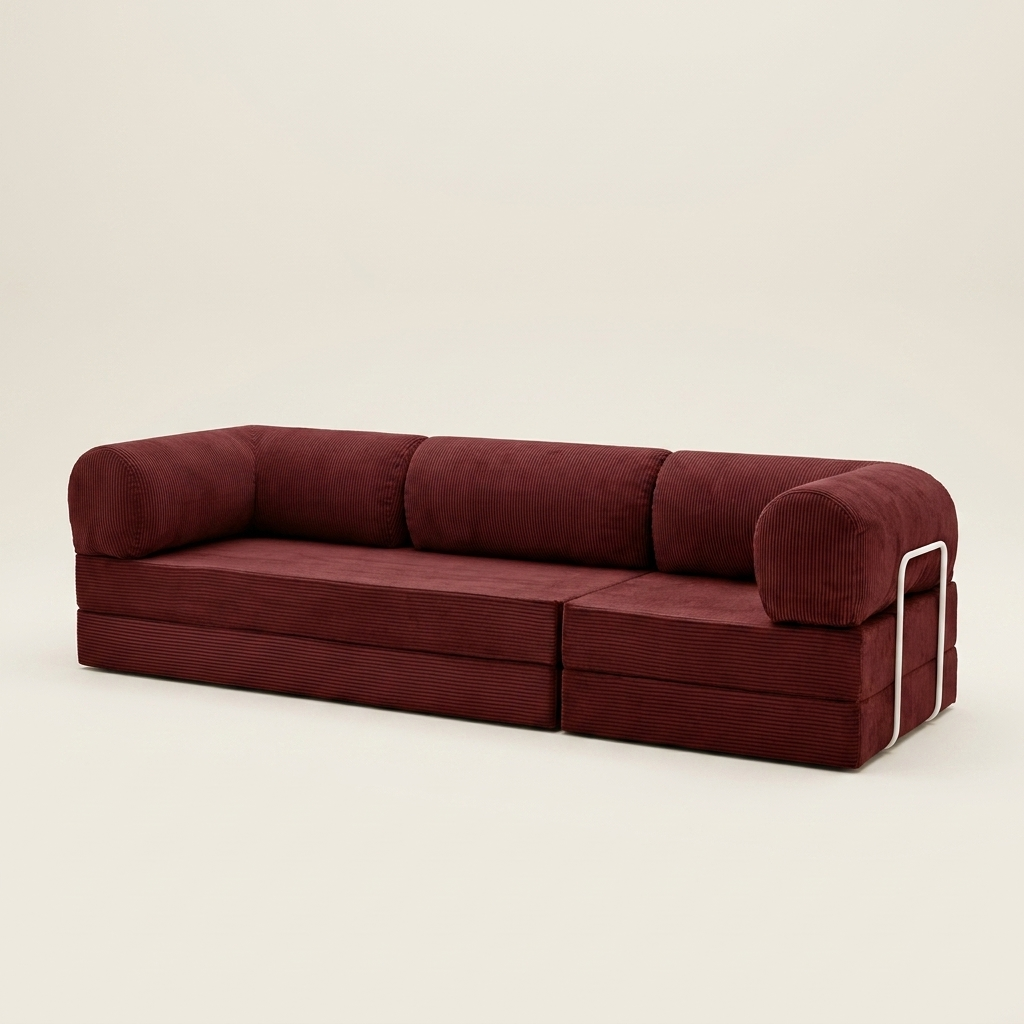 3-pers · Burgundy · angle 1