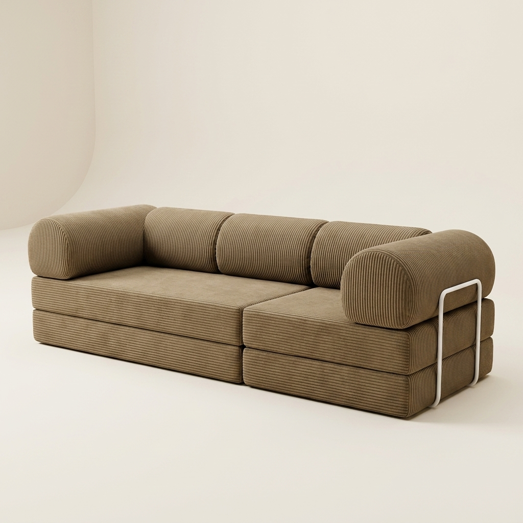 3-pers · Khaki · angle 1