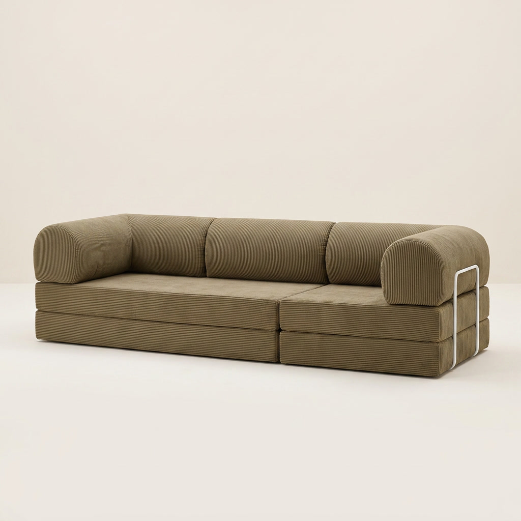 3-pers · Khaki · angle 2