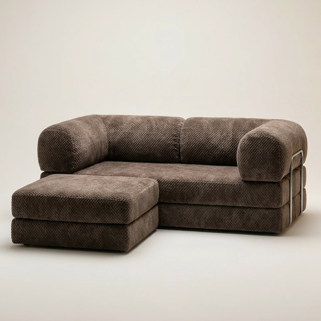 2-pers + puff · Mocca · head-on
